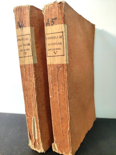 Oeuvres Complètes De Condillac, 1714-1780. Cours D'études D' Histoire Ancienne. Nouvelle Édition 1795, Tomes Quatrième Et Cinquième, Brochés
