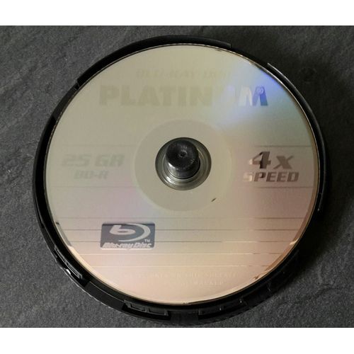 5X Blu-ray Platinum 25 GB speed 4X