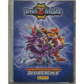 Invizimals. Jeu De Cartes À Collectionner. Défis Cachés. Album Panini Contenant 250 Cartes.