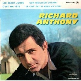 Richard Anthony Disque Vinyle 45 Tours Les Beaux Jours