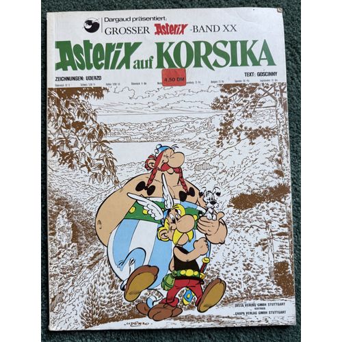 Asterix - En Allemand - 20. Astérix Auf Korsika (Astérix En Corse - En Allemand, 1975)