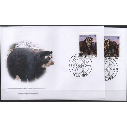 Guyana Timbres Les Animaux 2011 4 Fdc