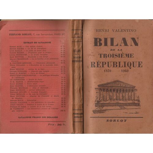 Bilan De La Troisième République 1870-1940