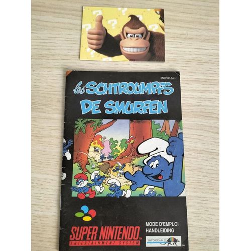 Les Schtroumpfs Notice Super Nintendo / M5