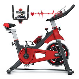 Velo D'appartement - Vélo D'intérieur Ultra Silencieux - Vélo D'exercice - Résistance À Ajustement Continu- Avec Écran Lcd Et Siège Réglable - Capacité De Charge 120 Kg