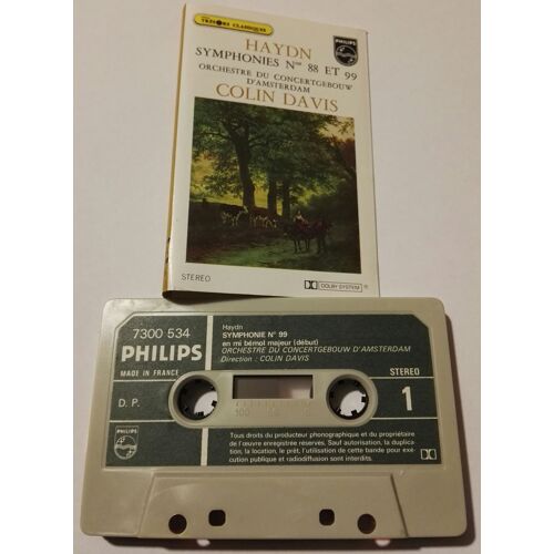 Cassette Haydn Symphonies N 88 Et 99 /Colin Davis