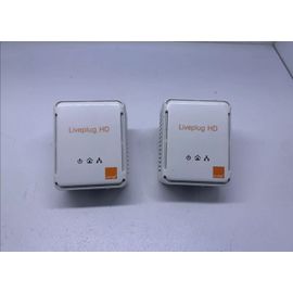 2 Prise Liveplug HD - 200 Mbits/s Orange - excellent état