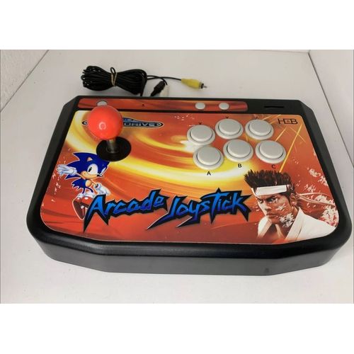 Sega Megadrive - Arcade Joystick - H&b - Seul Sans Câbles
