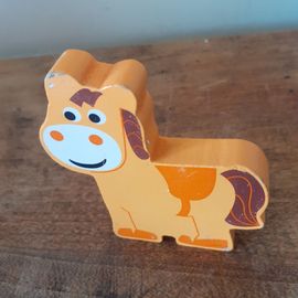 Chien Puzzle En Bois