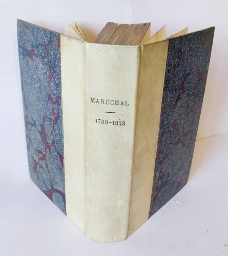 Histoire Contemporaine De 1789 A Nos Jours Par E. Maréchal Tome 1 Er 1789 - 1848, 1896, Relié Vélin