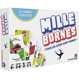 Sansh-¿ Mille Bornes Le Grand Classique ¿ Jeu De Société ¿ Jeu De Cartes ¿ Atteignez Les 1000 Bornes En Premier ¿ A Jouer En Famille Ou Entre Amis ¿ 2 À 8 Joueurs ¿ Dès 6 Ans