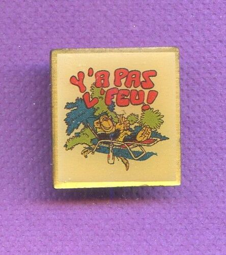 Rare Pins Bd Singe Humour Y'a Pas L'feu B532