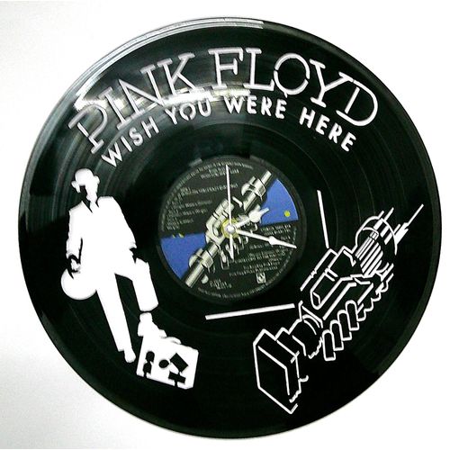 Horloge Murale Gravure Vinyle Rock Passion Collection