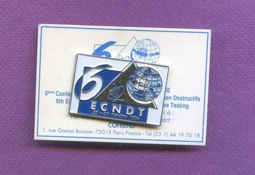 Rare Pins Conference Europeenne Controles Non Destructifs Ecndt B485