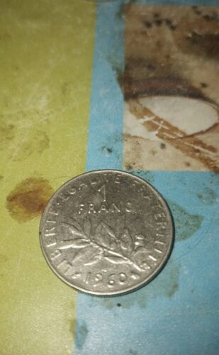 Piece 1 Franc Semeuse 1960