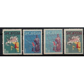 Albanie Timbres Europa 1962