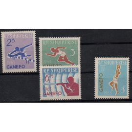 Albanie Timbres Sports 1963