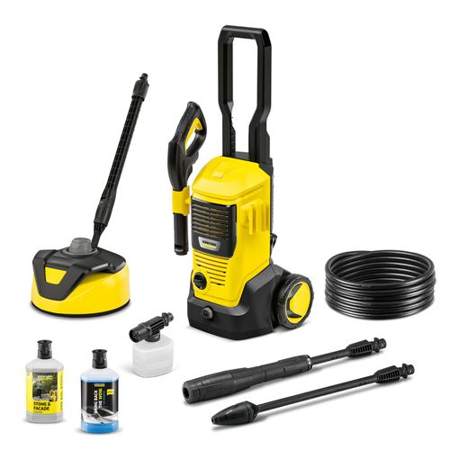 Nettoyeur haute pression Karcher K 5 FJ HOME - Pression 145 bar- Débit 500 l/h- canon à mousse- Kit Home inclus