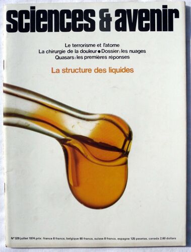 Sciences & (Et) Avenir N° 329 - Juillet 1974 - Dossier : Les Nuages.