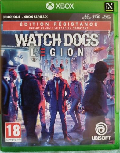 Jeu Xbox One X Watch Dogs Légion Édition Résistance