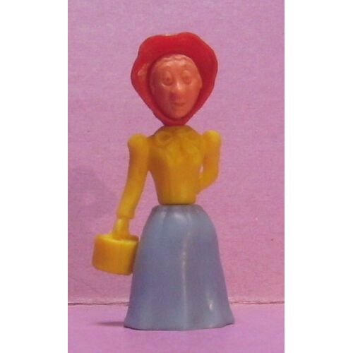 Figurine Femme Avec Sac - Montable 4 Pièces (Ancien Kinder?)
