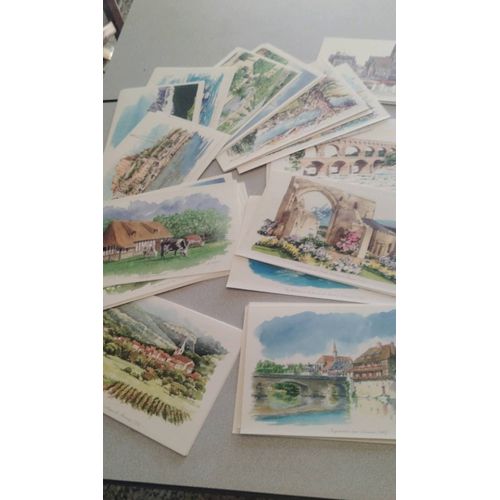Gros Lot Aquarelle Atlas Armand Fleuriot