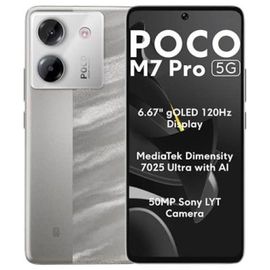 Xiaomi POCO M7 Pro 5G Dual-SIM 8/256 Go Argent