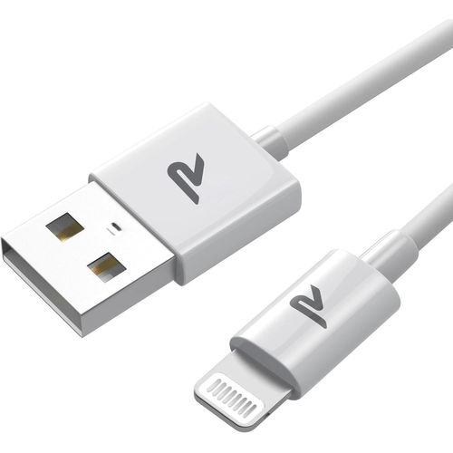 Rampow Câble Iphone [2m+2m/Lot De 2] Chargeur Iphone [Certifié Mfi C89] Câble Lightning Charge Rapide Compatible Avec Iphone 14/14 Pro/13/13 Pro/12/11/X/Xs/Xr/8/7/6, Ipad, Airpods-Blanc[Z342]