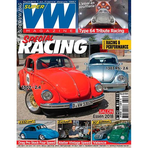 Super Vw Magazine 343 Special Racing / Drag Pro Stock Four Speed 2332 Cm3