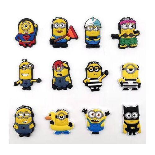 Lot De 12 Breloques Pour Chaussures De Type Crocs Univers Le Minions