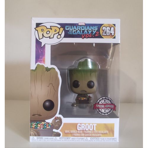 Figurine Funko Pop Groot With Candy Bowl N°264 (Marvel)