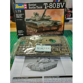 Maquette Char Revell 1/72 : T-80 Bv Soviet Battle Tank-Revell
