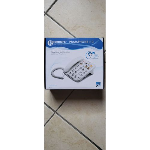 Téléphone filaire pour senior Geemarc