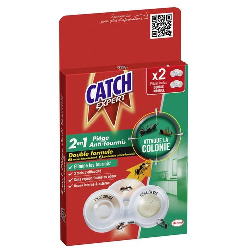 CATCH Pièges Anti-Fourmis 2en1 x2