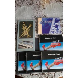 Lot Cahiers Musique Et Chant