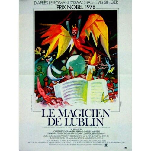 Le Magicien De Lublin - Affiche Originale De Cinéma - Format 40x60 Cm - Un Film De Menahem Golan Avec Alan Arkin, Louise Fletcher, Valerie Perrine / The Magician Of Lublin / René Ferracci - 1979