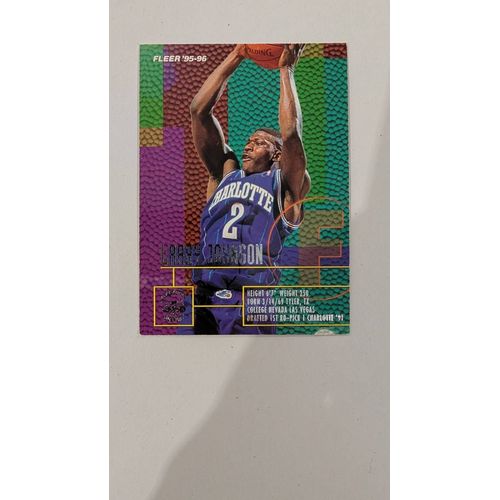 Carte Basket-Ball Larry Johnson Fleer 95-96 N°18