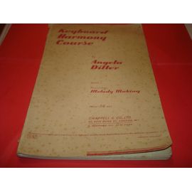 Angéla Diller, Cours D'harmonie Au Clavier