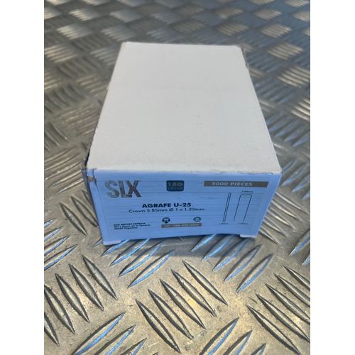 5000 agrafes t90 slx 18G 5,85 Ø 1 X 1,25 25 MM pour agrafeuse