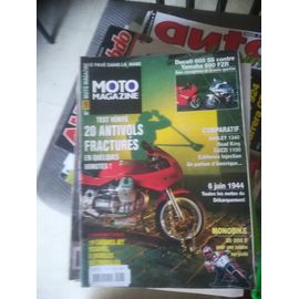 Moto Magazine 108 De 1994 Yamaha Fzr600,Ducati 600ss,Bmw R1100gs,Harley 1340 Road King,Moto Guzzi 1100 California Injection,Suzuki Rf900r,Honda Nx650 Dominator