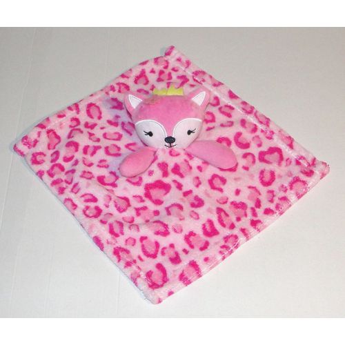 Renard Ningbo Hong Ling Doudou Plat Renarde A Fleurs Roses 28 Cm