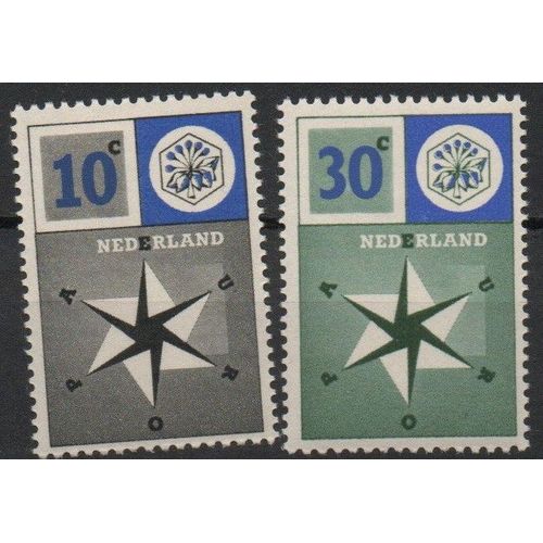 Pays- Bas Timbres Europa 1957