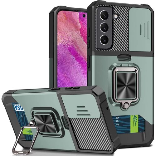 Coque Compatible avec Samsung Galaxy A54, [Qualite Militaire Anti- Chute Protection ], Protection de la Camera etui pour Coque Samsung Galaxy A54 -Vert