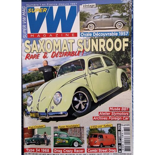 Super Vw Magazine 367 Saxomat Sunroof / Ovale Decouvrable 1957 / Type 34 1968