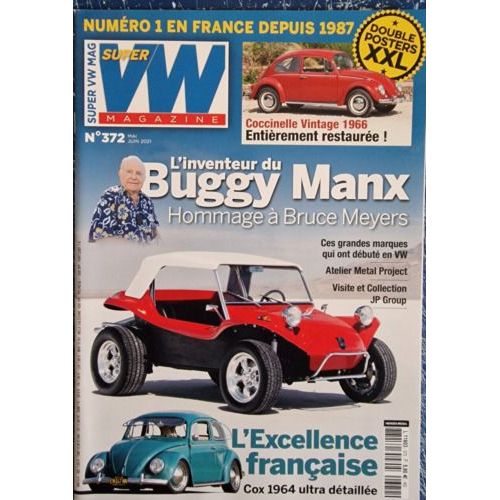 Super Vw Magazine 372 L'inventeur Du Buggy Manx / Coccinelle Vintage 1966