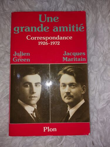 Une Grande Amitie, Correspondance 1926-1972