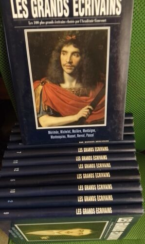Les Grands Ecrivains - Les 100 Plus Grands Écrivain Choisis Par L'académie Goncourt - 12 Livres : Tomes 1 À 12