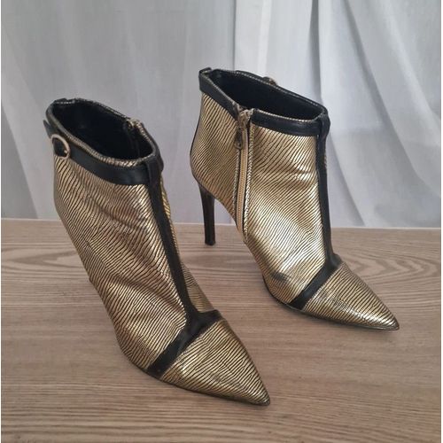 Bottines Dorè À Hauts Talons Aiguilles T40
