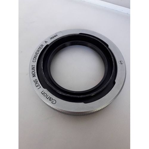 CANON LENS CONVERTER A pour adapter les objectifs 39mm a vis sur FD
