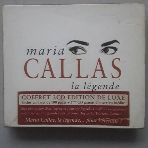 Maria Callas , La Legende + Interview . Coffret 3cd Edition De Luxe
